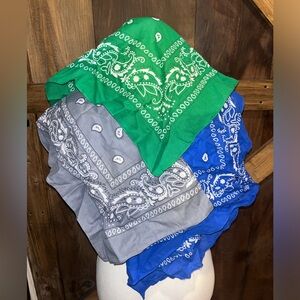 Vibrant Paisley Bandana Trio